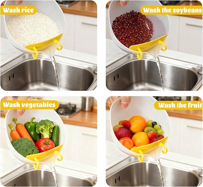 Rice Strainer, Vegetable Washer, Rice Washer - Image 5