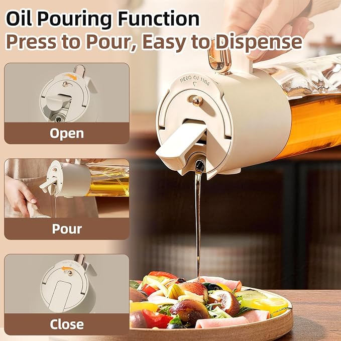 580ml/19.6oz Olive Oil Sprayer Bottle - Image 6