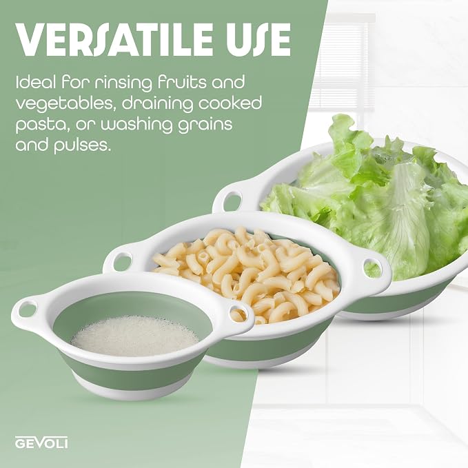 Gevoli Collapsible Colanders Food Strainers - Image 6