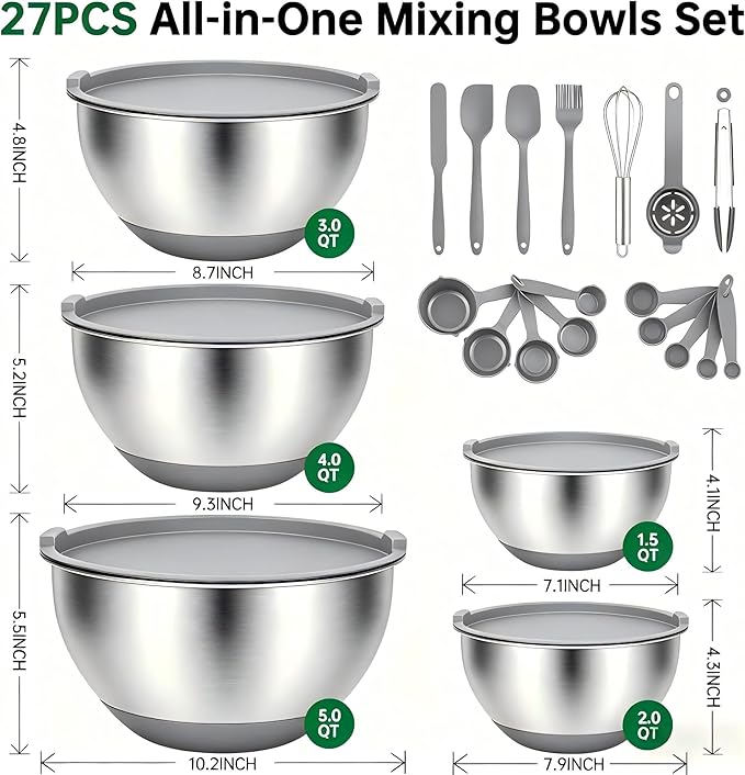 Deedro Premium Mixing Bowls - Image 2