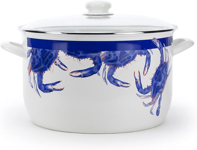Golden Rabbit Enamelware Soup or Stock Pot, 18 quart - Image 3