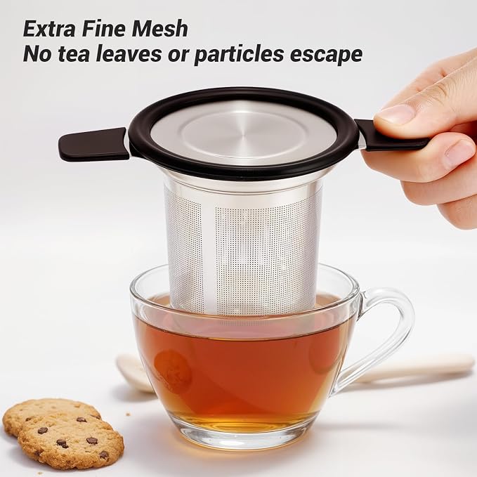 Tifanso Stainless Steel Tea Infuser Steeper Strainer - Image 3
