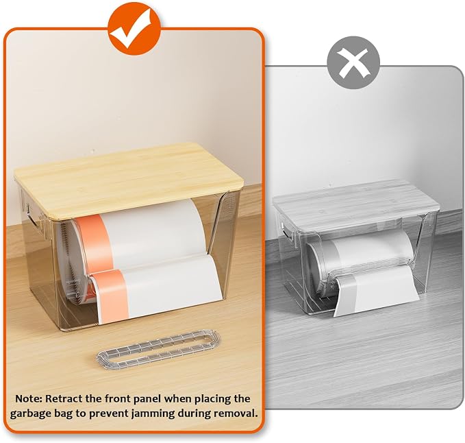 Delamu 2 Set Pantry Organizers and Storage, Trash Bag Dispenser - Image 5