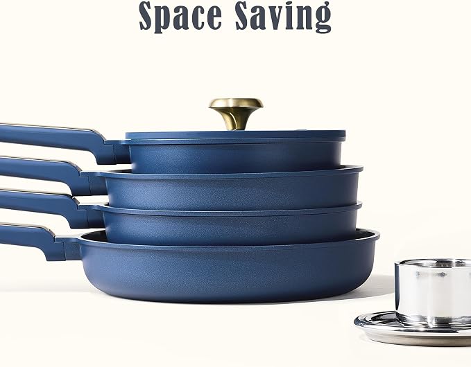 CAROTE Ceramic Cookwar Set, Pots and Pan Set Non Stick 16 Piece, Cookware Set - Image 7