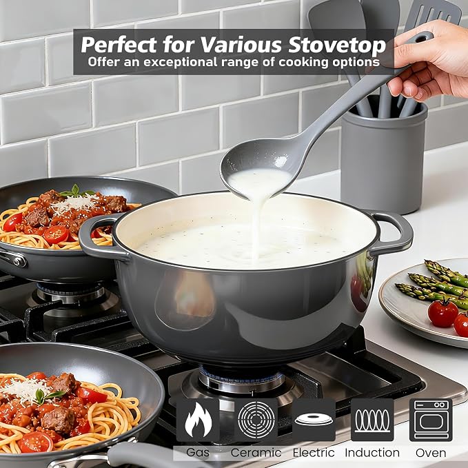 Enameled Cast Iron Dutch Oven - Image 6