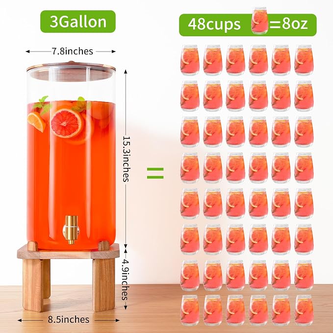 3 Gallon Extra Large Drink Dispenser - Image 2