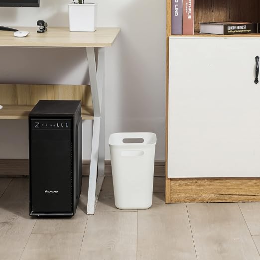 UUJOLY Plastic Small Trash Can Wastebasket, Garbage Container Basket - Image 5