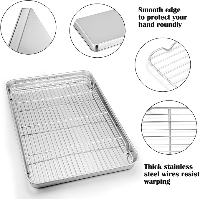 P&P CHEF 19.6 Inch Baking Sheet Pan - Image 2