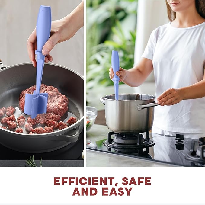 2Pcs Meat Chopper, Hamburger Grinder, Premium Heat Resistant Smasher - Image 6