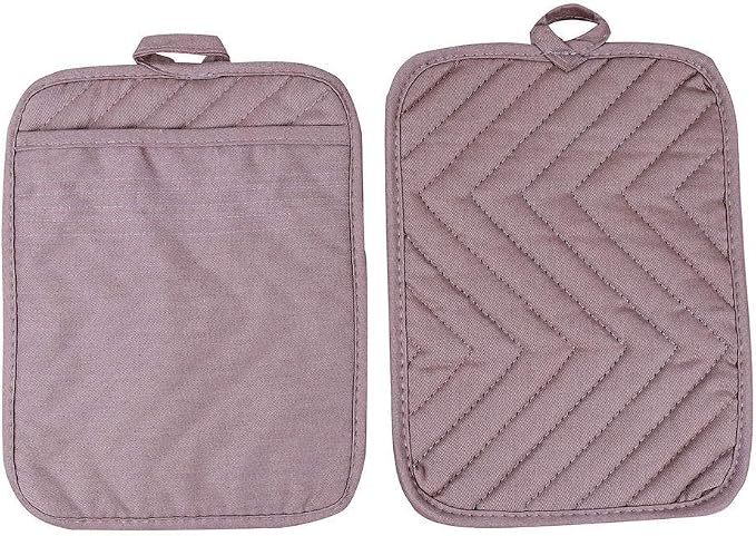 Anyi Pot Holders for Kitchen Heat Resistant, Cotton Hot Pads for Counter Table - Image 6