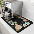 AMOAMI Coffee Mat Hide Stain Rubber Backed Absorbent Dish Drying Mat by AMOAMI