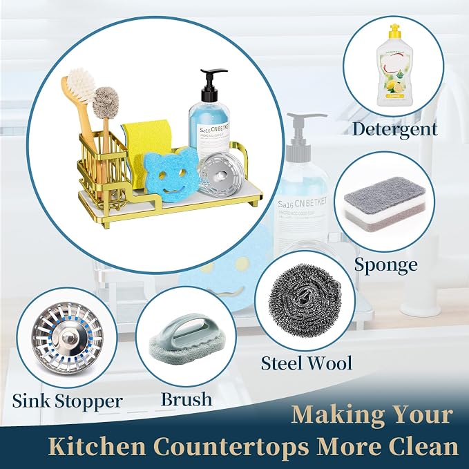 Consumest Sponge Holder for Kitchen Sink - Image 7