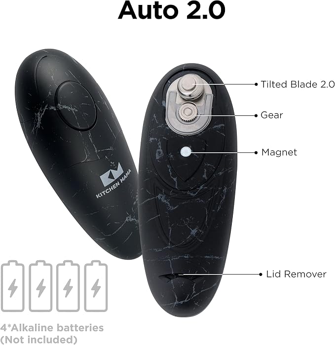 Kitchen Mama Auto 2.0 Electric Can Opener: Blade Opens Almost Any Can Pop or - Image 9