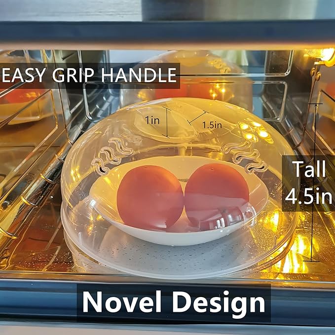 Microwave Splatter Cover for Food Large Microwave Plate Food Cover - Image 3