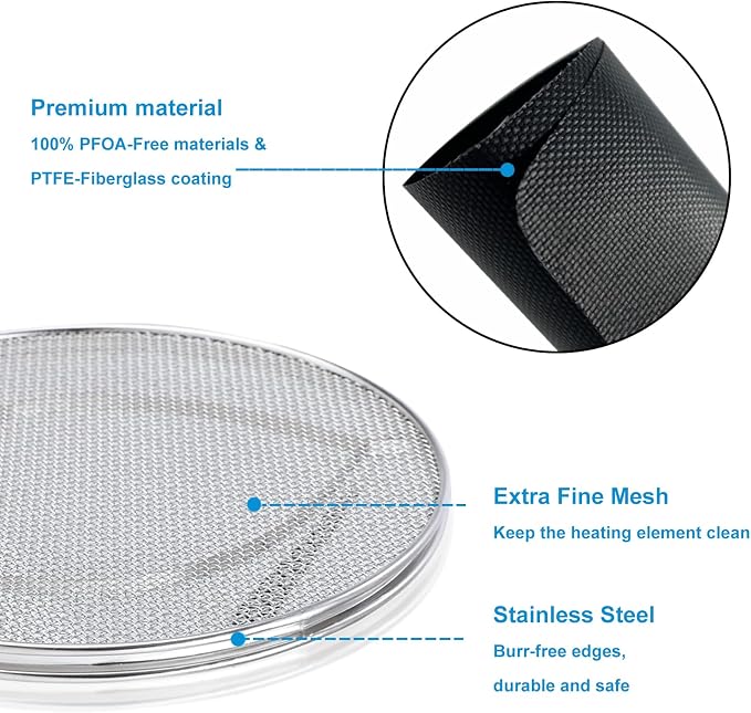 Replacement Splatter Shield and 3PCS Grill Mat - Image 4