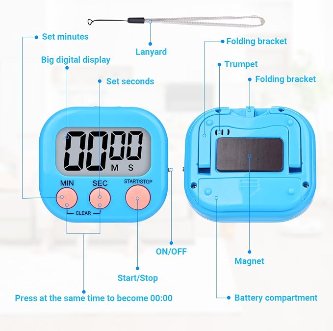 Mwellewm 6 Packs Digital Timers - Image 7