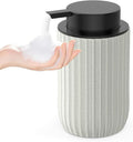 Ceramic Foaming Hand Soap Dispenser，12 oz Bathroom Soap Dispensers， Lotion by POSOSTO