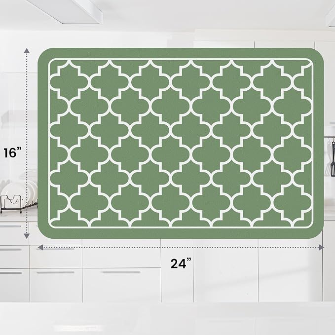 WISELIFE Dish Drying Mat Super Absorbent Drying Mat Large Dish Drying Mats - Image 3
