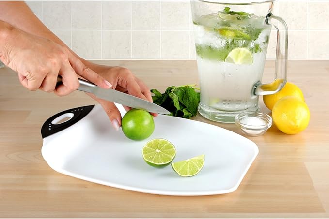 Dexas Chop & Scoop Cutting Board, 9.5 by 13 inches - Image 2