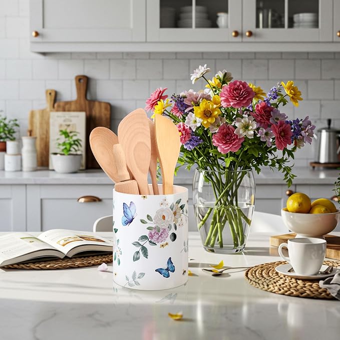 WILLBOND Butterfly Spring Kitchen Decor Acrylic Butterfly Kitchen Utensil - Image 7