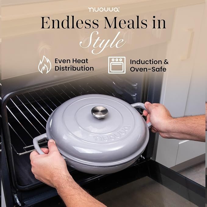Shallow Cast Iron Casserole - Image 3
