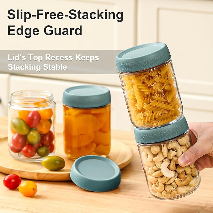 NETANY 6-pack 16oz Glass jars - Image 4