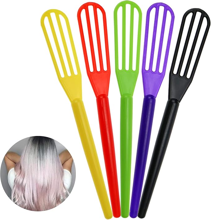 10 PCS Plastic Hair Coloring Mixer, Hair Color Whisks Dye Cream Mixer, Tint - Image 4