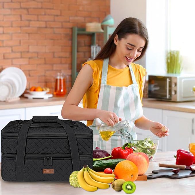 Quilted Double Decker Casserole Carrier - Image 2