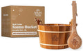 Red Cedar Sauna Bucket and Ladle Set 6L by Unknown