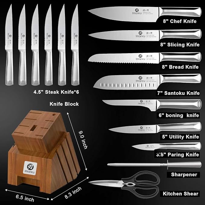 imarku Knife Set, Japanese Knife Set - Image 3