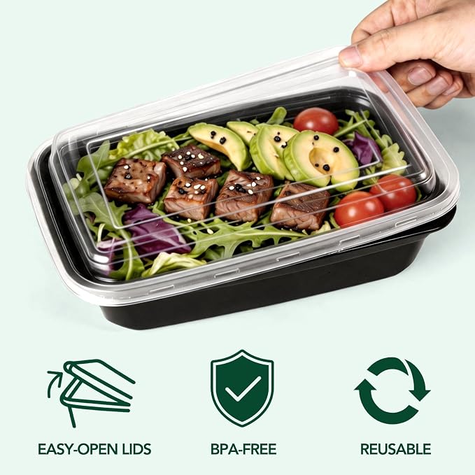 Glotoch Meal Prep Containers 32oz 100 Pack - Image 7