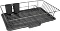 Sweet Home Collection 3 Piece Metal Dish Drainer Rack Set by SweetHomeCollection
