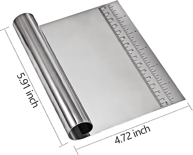 Dough Pastry Scraper Stainless Steel Bench Scraper - Image 7