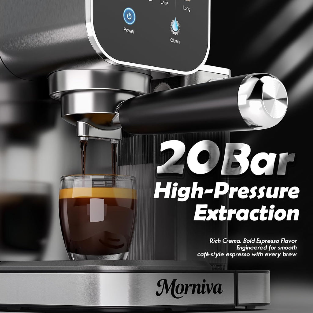 Espresso Machine with Automatic Milk Frother&Cold Milk Frother