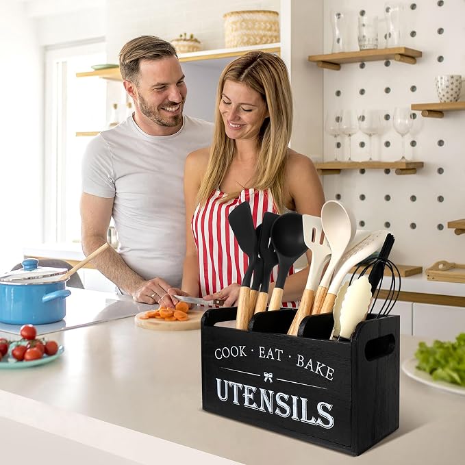 Farmhouse Cooking Utensils Organizer - Image 7
