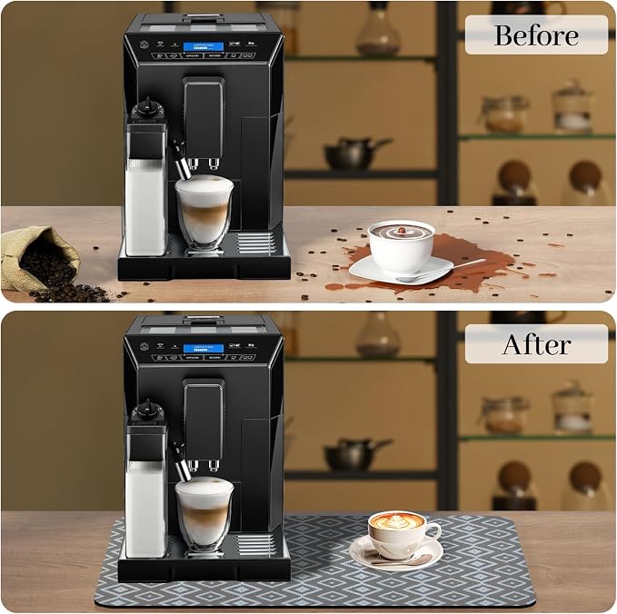 Bloss Dish Drying Mat, 2025 Multiple Usage Coffee Bar Mat, Kitchen Counter Mat - Image 3