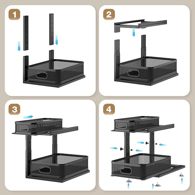 2 Pack Under Sink Organizer - Image 5