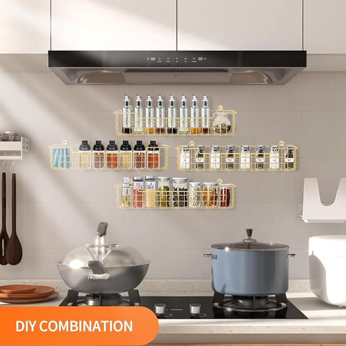 Spice Rack, Spice Holder Shelf Saving Space - Image 5