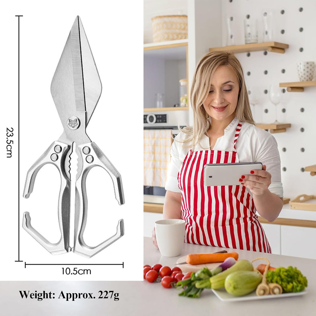 2-Piece Kitchen Scissors Set - Heavy Duty Poultry & Cooking Shears