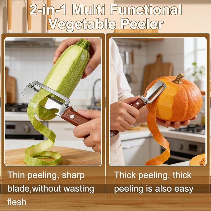2PCS Multifunctional Vegetable Peeler - Image 3