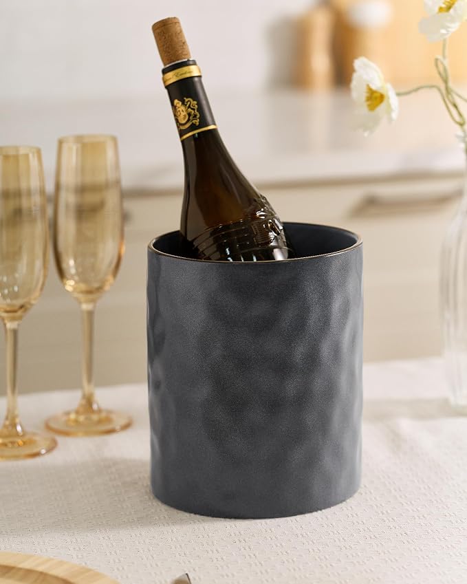 famiware Ocean Utensil Holder, 7.2"+5.8" Ceramic Kitchen Utensil Holder - Image 7