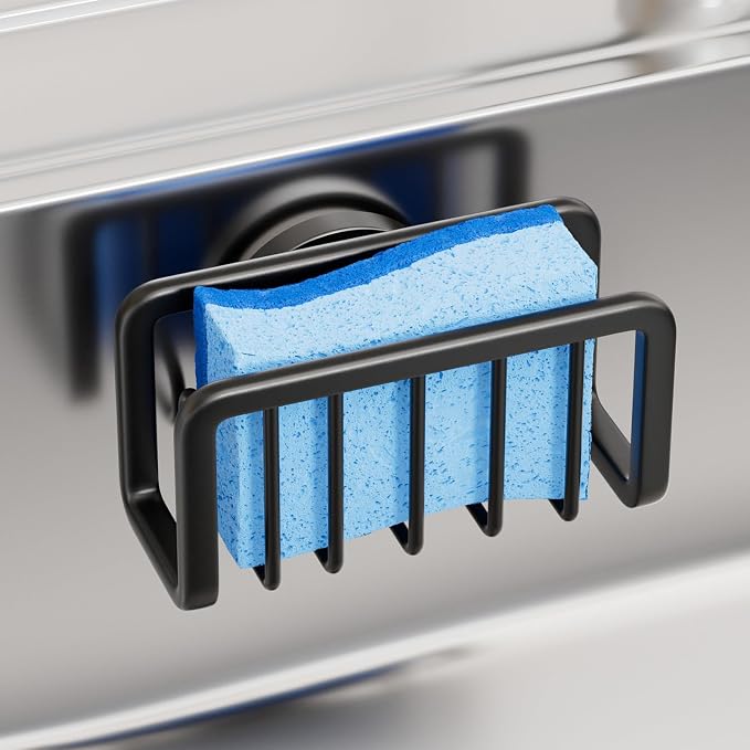 TAILI Sink Caddy with Strong Suction Cup, Sponge Holder by TAILI