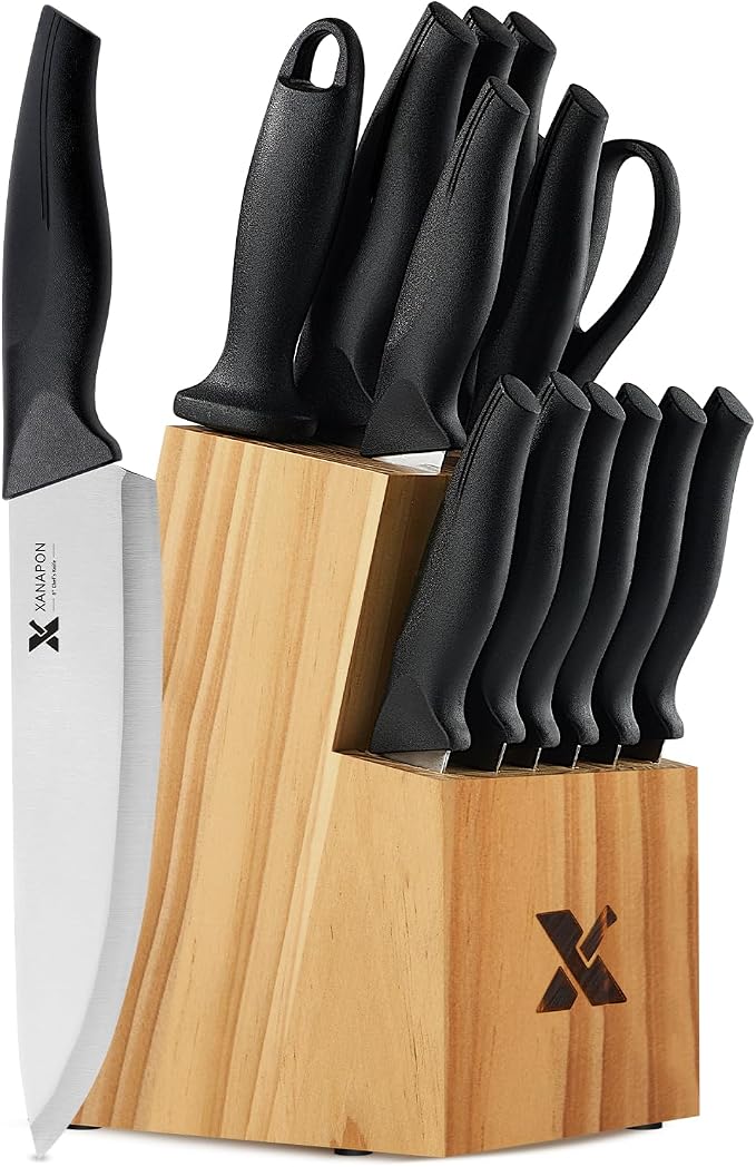 14 Pieces Kitchen Knife Set by Xanapon
