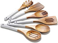 Wooden Spoons For Cooking, 6 Pieces Natural Acacia Wooden Cooking Utensils or by ROSOS