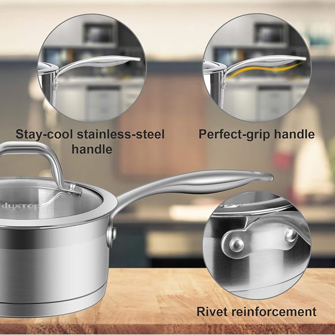 Duxtop Professional Stainless Steel Sauce Pan - Image 3