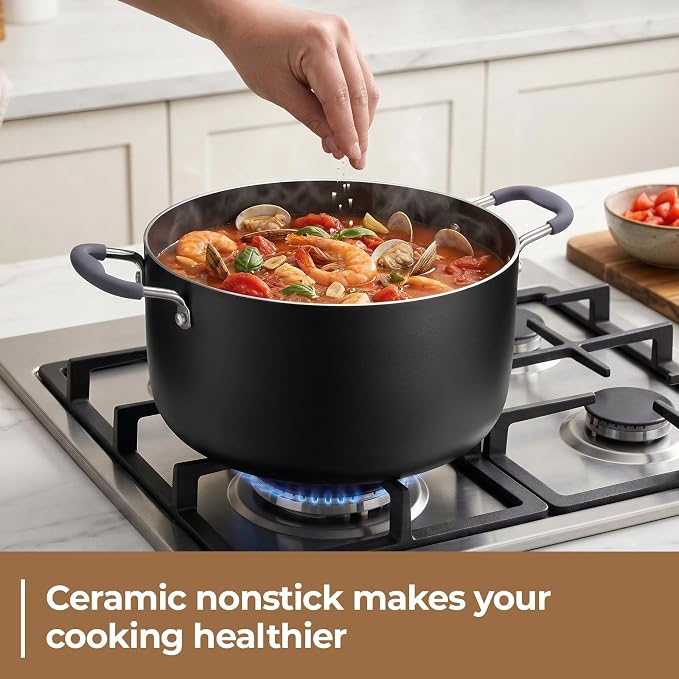 10 Quart Nonstick Stock Pot - Image 6