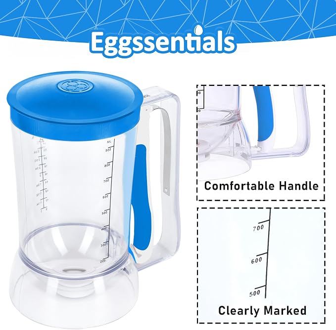 Eggssentials Batter Dispenser – Easy Pour Pancake Batter Dispenser - Image 3