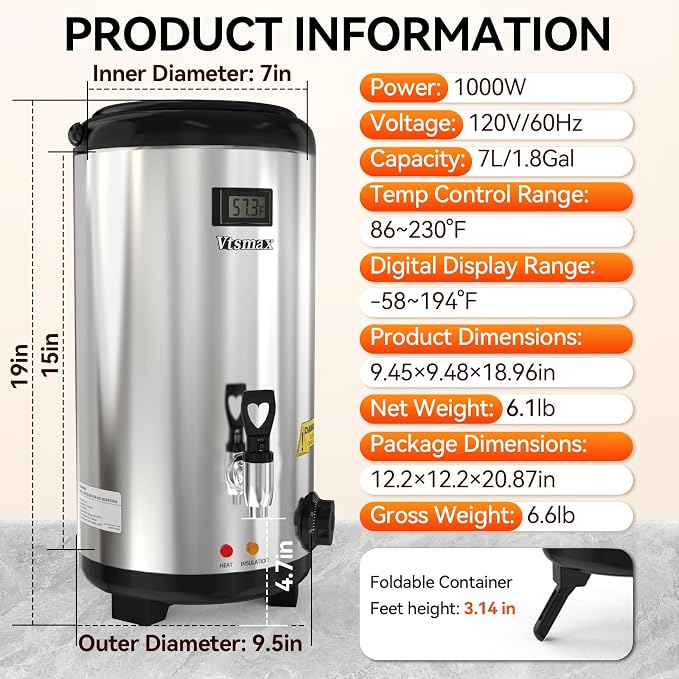 Electric Insulated Beverage Dispenser - Image 8