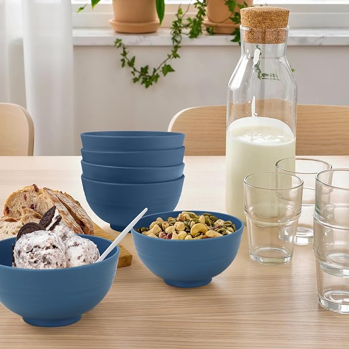 Wrova wheat straw dessert bowls 10oz set of 8 - Image 6