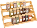 Spice Rack - Bamboo Wood Spice Rack Organization by Unknown